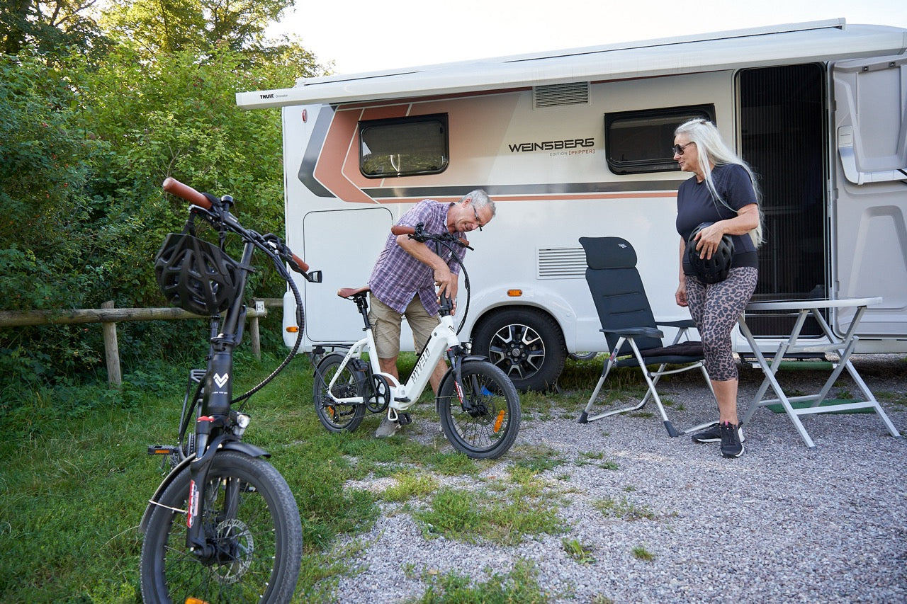 Vorteile von Elektro Klappräder beim Campen