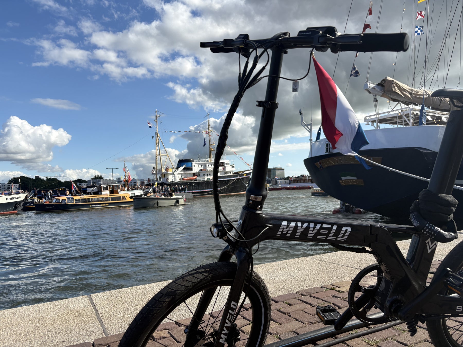 Klapprad durch die Niederlande