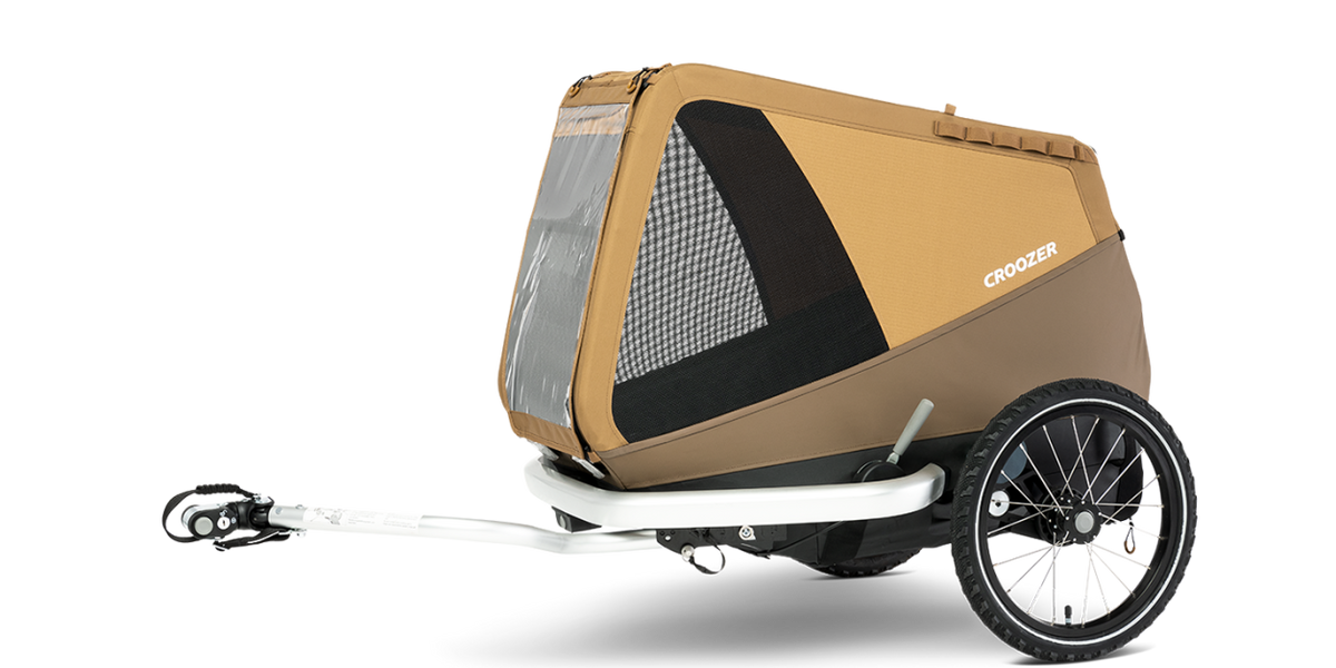 fahrrad hundeanhänger klein Croozer Hundeanhänger DOG ENNA SUNDOWN YELLOW — myvelo.de