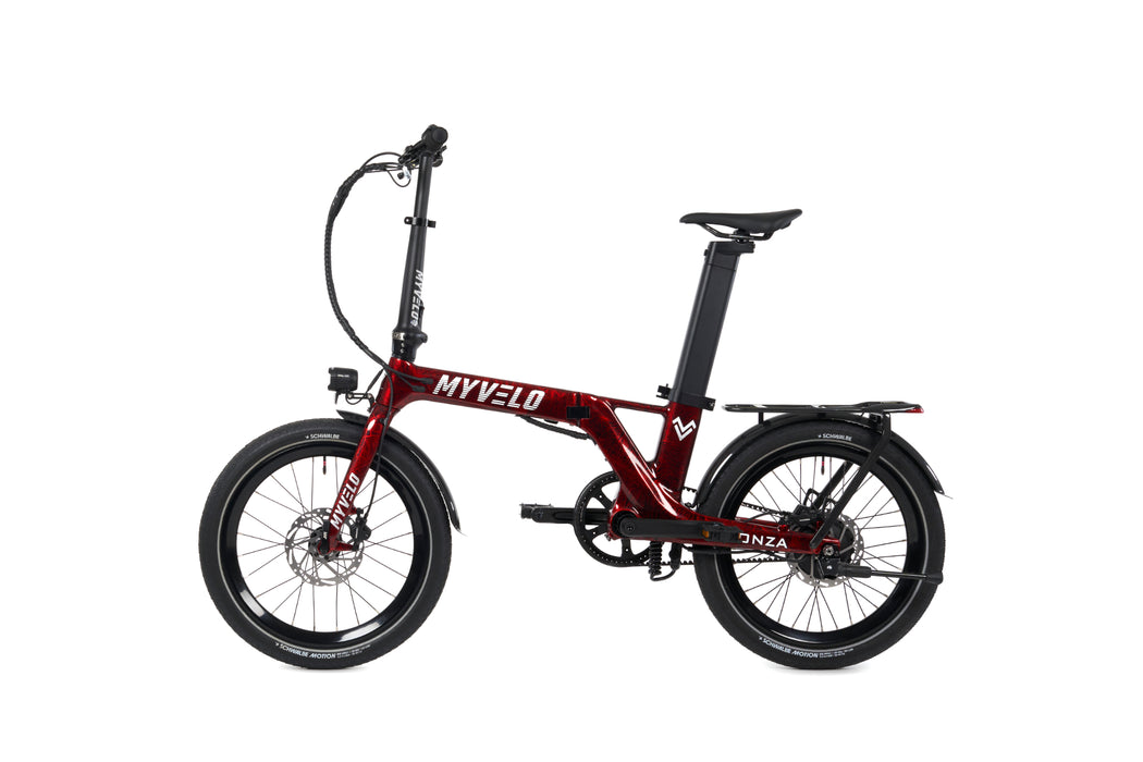 Leichtes Carbon Elektro-Klapprad Monza günstig im MYVELO Onlineshop —