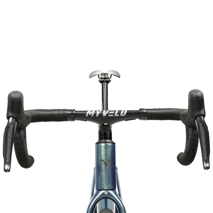 gravel bike lenker mit schaltung MYVELO Mortirolo Race Gravel Bike