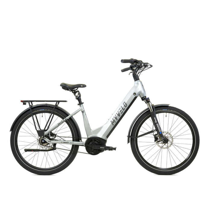 e bike trekking geringes gewicht MYVELO Nizza City E-Bike Trekking
