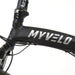 MYVELO Palma Elektro Klapprad Schriftzug