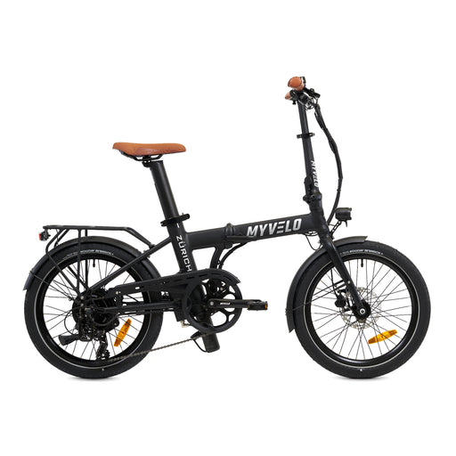 MYVELO Zürich Elektro-Klapprad schwarz
