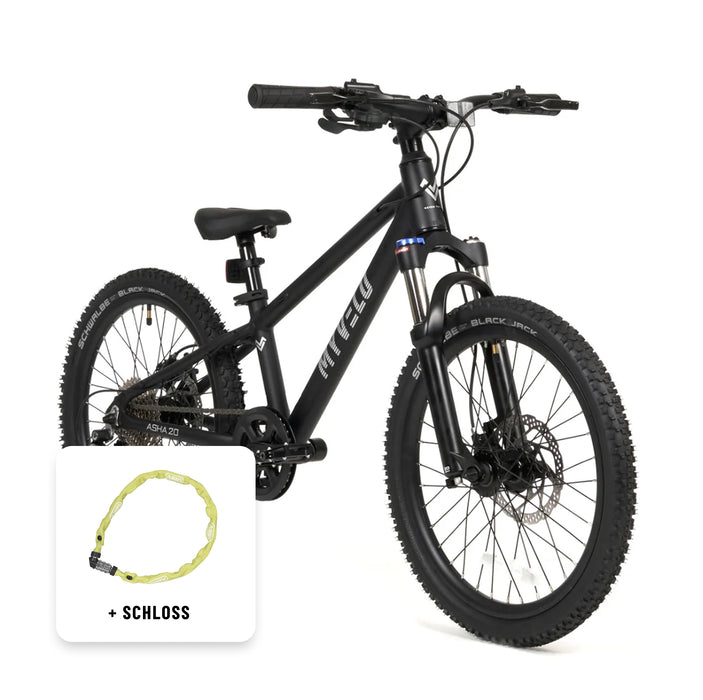 Kinder 20" MTB + Schloss