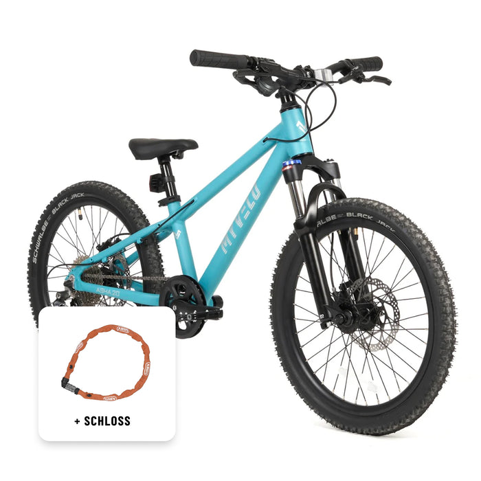 Kinder 20" MTB + Schloss