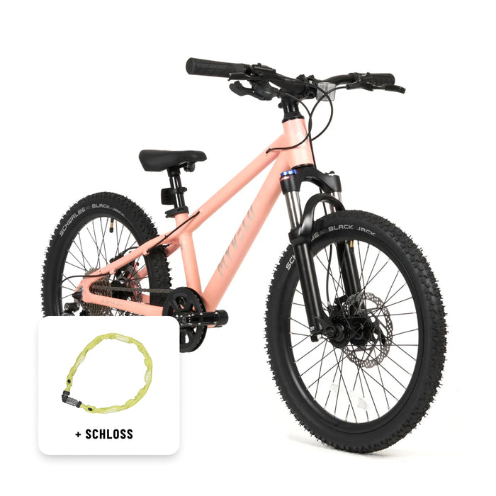 Kinder 20" MTB + Schloss