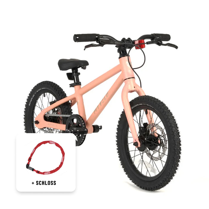 Kinder 16" MTB + Schloss